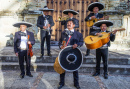 Mariachis During the Carnival in Mexico