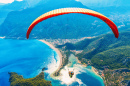 Paragliding over Oludeniz, Turkey