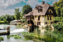 Water Mill in Fourges, France
