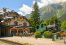 Railway Station of Chamonix-Mont-Blanc, France
